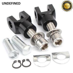 39mm 블랙 크롬 오토바이 발 페그 클레 비스 키트 마운트 (할리 혼다 야마하 가와사키 스즈키 유니버설 용