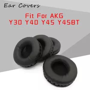 AKG Y30 Y40 Y45 Y45BT 이어 패드 용 이어 패드 헤드폰 교체 헤드셋 패드 PU 가죽 스폰지 폼
