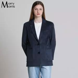 [(LeOT)] 스웨이드대열풍! 인조스웨이드 테일러카라 세미오버핏 재킷-사이즈