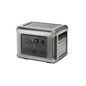 올파워 R2500 휴대용 발전소 2016Wh LiFePO4 배터리 백업, 4배 2500W AC 출력, 13개 장치용 태양광 발전기 1시간 고속 충전, 가정용 야외 캠핑용 RV