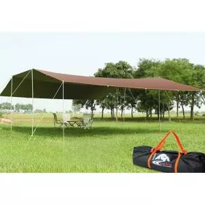 대형 타프 야외 6x8m 텐트 그늘막 캐노피 천막 캠핑용
