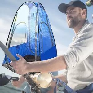 간편설치 원터치 방풍 낚시텐트 캠핑 야외 낚시용텐트 차박 야영 노지캠핑 바람막이 낚시용품 1인