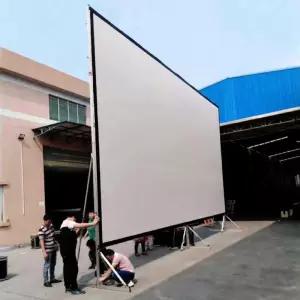 빔스크린 120 4대3 고화질 (받침대 받침대 암막 대형