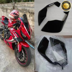 2024 오토바이 미러 윙렛 공기역학적 윈드 사이드 스포일러 페어링 혼다 CBR650R 2019