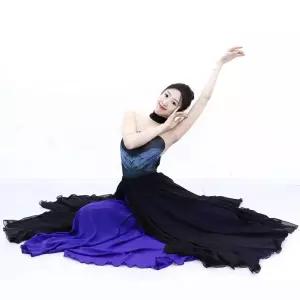 한국무용 연습복 풀치마 주문제작 스커트 입시용