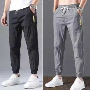 봄 여름 데일리 팬츠 남성 얇은 조거팬츠 밴딩 작업복