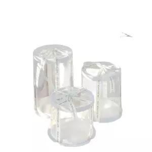 원형 투명 케이크 상자 박스 1단 높은 둥근 4인치 고급 생일