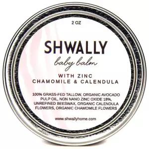Shwally Tallow  Calendula 베이비 부츠 립 및 젖꼭지 밤 궁극의 팔레오 스킨 및 베이비 부티 프로텍터 -