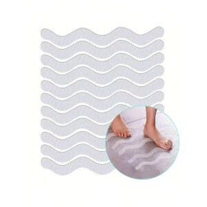 투명 욕실 욕조 미끄럼 방지 스티커 강력한 접착제 쉽게 자를 수 있는 방수 안전 스티커