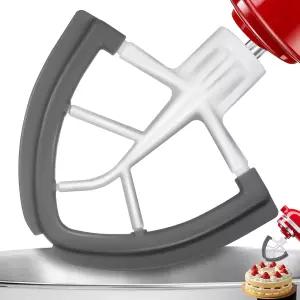 주방 보조기용 플렉스 엣지 비터 패들 4.5-5QT 틸트 헤드 스탠드 믹서 실리콘 볼 스크레이퍼 교체 부품