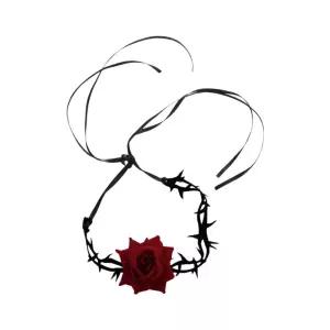 (별별창고) 장미 초커 쵸커 마틸다 셀프웨딩 코사지 로즈 꽃 목걸이 oWU3+5IYp