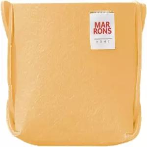 마론스 접이식 펠트 살구 보관함 미니 3.9 x3.9 - 옷장용 손잡이가 있는 바구니 장난감 세탁실 정리함