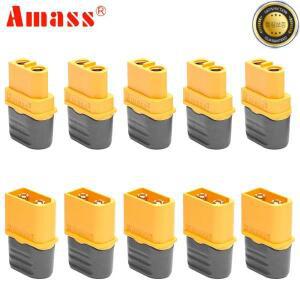 10 x Amass XT30 총알 커넥터 RC Quadcopter FPV 레이싱 드론 Lipo 배터리 용 플러그