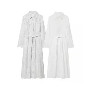 엘럽 여자 정장 원피스 봄 터틀넥 벨트 긴팔 원템1