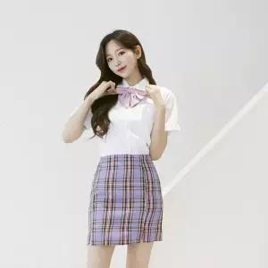 교복몰 심플 포켓 반팔 블라우스 교복셔츠 교복 학생.