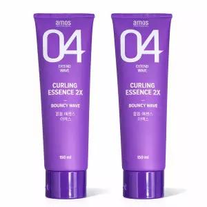 아모스 04 스타일 컬링 에센스 2X 이엑스 150ml 2개 파마 펌 헤어 컬크림 머리결