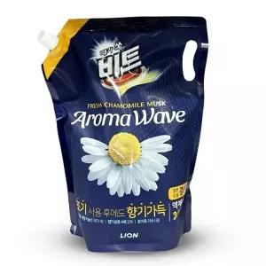 LION 때가 쏙 비트 아로마 웨이브 캐모마일 일반 드럼 겸용 리필 2L