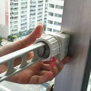 8구 SGM701Y5 창틀 미니 빨래건조대 그레이