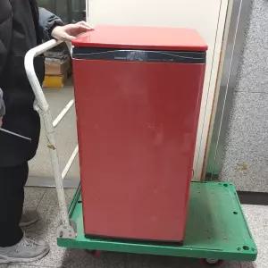 자료용 착불발송 91년 금성사 빨간 냉장고 골드스타 냉장고 옛날냉장고 고가전 옛날물건