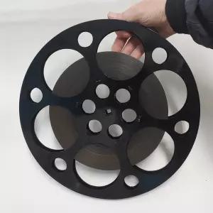 빈티지 소품 상태 좋은 건정색 철재릴 중고 필름릴 31.5 cm 8mm 필름