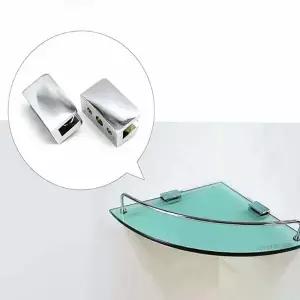 강력 WEE944O0 이중 유리 브라켓 고정 선반 욕실 코너