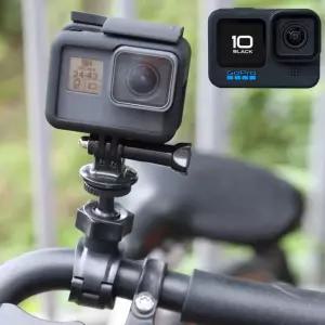 블랙박스 액션캠 호환 봉 마운트 핸들 볼 오토바이 카메라 브라켓 르픈다