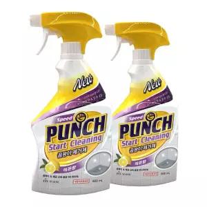 무궁화 펀치 곰팡이제거제 스프레이 레몬향 800ml 2개얼룩 벽제거 화장실 제거제 실리콘 욕실청소 세제 이