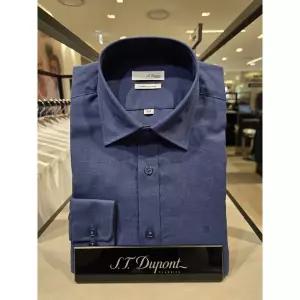 [듀퐁](김해점)26년SS 신상품 린넨 혼방 소재 긴소매 슬림핏셔츠 SE6SM22LS756SBU