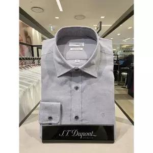 [듀퐁](김해점)26년SS 신상품 린넨 혼방 소재 긴소매 슬림핏셔츠 SE6SM22LS756SGY