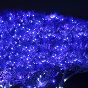 100구 녹색선 LED 전구 10M 남색 연결형 트리감성조명 띠조명 램프 가랜드 가렌드 트리용 외관 외부 파티외