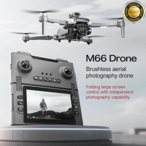 M66 트리플 배터리 브러시리스 드론 - 스크린 리모컨 제스처 컨트롤 줌 촬영 스마트 장애물 회피 신모델