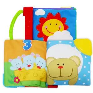 10개월 바스락 책넘김 청각 촉감발달 소프트 헝겊책 촉감완구 소근육