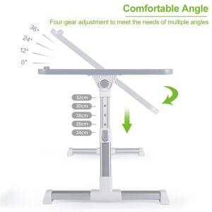 다기능 휴대용 노트북 책상, 조절 가능한 스탠드, 공부 테이블, 접이식 침대 소파, 차 서빙
