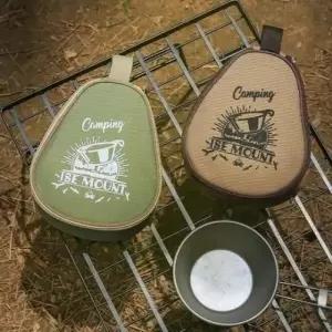 가방 그릇 식기 캠핑 불멍 텐트 시에라컵 파우치 차박