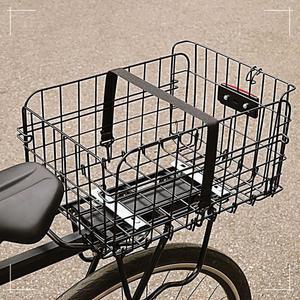 [2개구성] 접이식 뒷 바스켓 C126 비 자전거 짐받이 바구니 GJWFHEQ1G