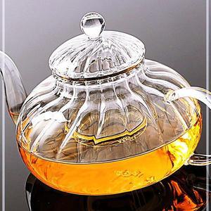 [2개구성] 호박 스파우트 내열유리 차포트 티포트 유리포트 차 차우림 IPWE6D0A6