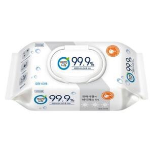 [2개구성] 60 오피스디포 실 깨끗한나라 손소독티슈 캡형 문구 사무 IPWFF4F95