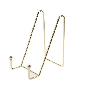 플레이트 디스플레이 스탠드 그림 이젤 금속 홀더 프레임 사진 장식 접시 탁상 예술