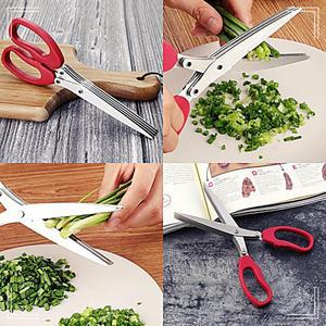 [2개구성] 야 소 썰기 중날 스텐 칼 다지기 가위 ARWB168D6