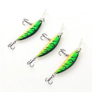 [2개구성] 주트리 미노우 3p세트 S50-05 싱킹 배스 가짜 낚시 FAWC2CDCE