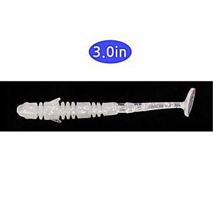 [2개구성] 웜 바다 지그헤드 클리어 미끼 삼치 루어 낚시 FAW65DBBD