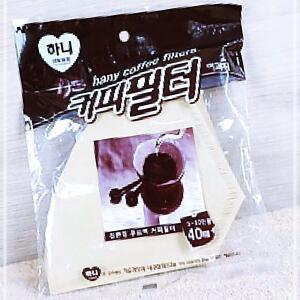 [2개구성] 하니 대5 10인용 40매 2EA 드립용품 드립커피 드립필터 IPW98E9B8