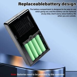 새로운 DC UPS 배터리 없음 무정전 전원 공급 장치 18650 교체 가능한 백업 5v 9v 12v 220V 라우터 와