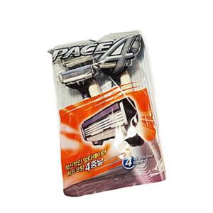 [2개구성] 도루코 일회용 페이스4 하드코팅 중날 면도기4개입 BHWDB1D51