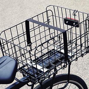 [2개구성] 접이식 뒷 바스켓 C126 비 자전거 짐받이 바구니 AEWFHEQ1G