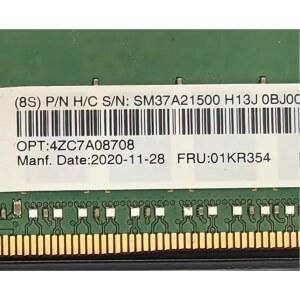 01KR353 4ZC7A08707 16GB 01KR354 4ZC7A08708 DDR4 16G 2Rx8 PC4-2933Y ECC REG 서버 메모리