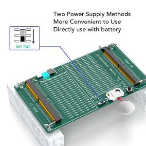 DDR4 DDR5 메모리 테스터 2 in 1 메모리 진단 분석기 노트북 데스크탑 서버 컴퓨터용 LED 조명이 있는 RAM 테스터