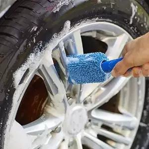호환  자동차 휠 브러시 타이어 청소 도구 림 스크러버 클리너 트럭 자전거 가정용 자동 디테일링 브러시
