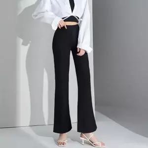 [NS홈쇼핑]2장세트 마마로 국산 여성 벤츄리원단 여름 스판 부츠컷 팬츠 나팔 바지..