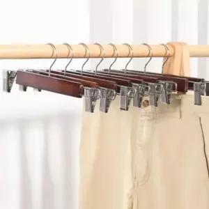 [생활] 이지 바지걸이 치마걸이 20p 월넛